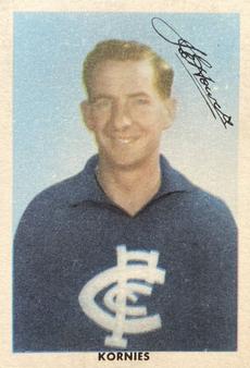 1954 Kornies Champion Footballers #1 Jack Howell Front